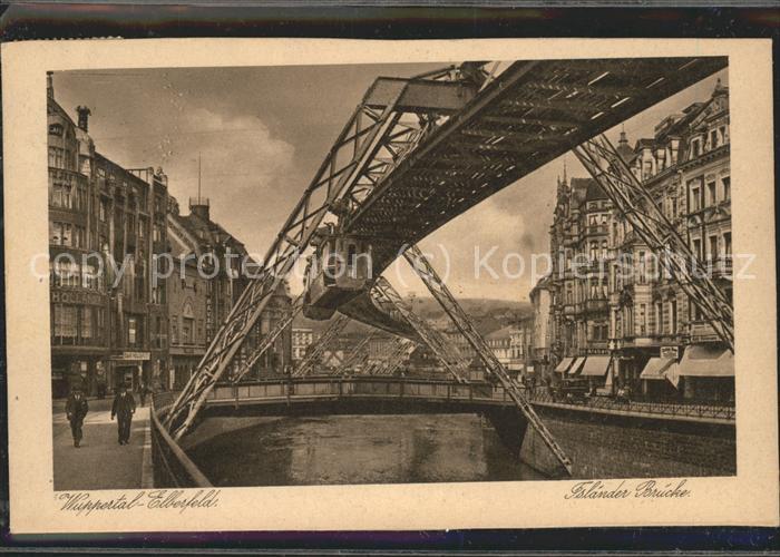 Elberfeld Wuppertal Schwebebahn Isländer Brücke