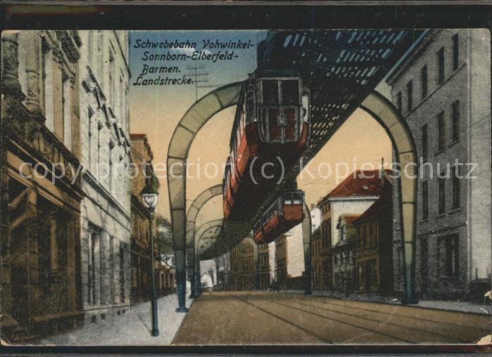 Barmen Wuppertal Schwebebahn