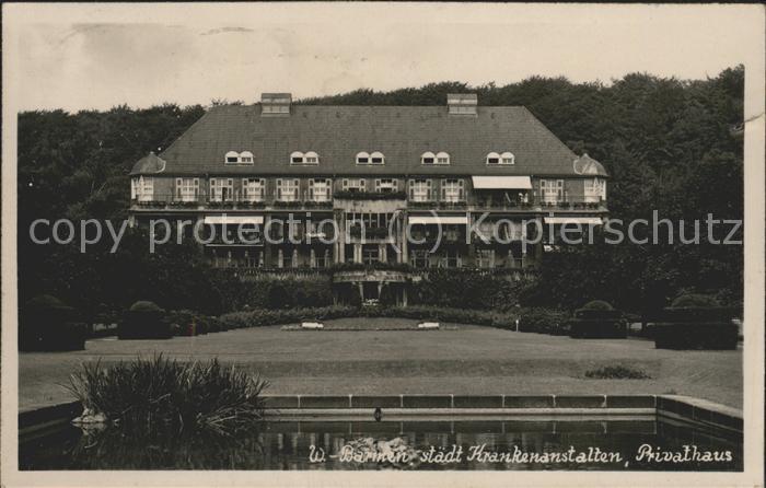 Barmen Wuppertal Städtische Krankenanstalten