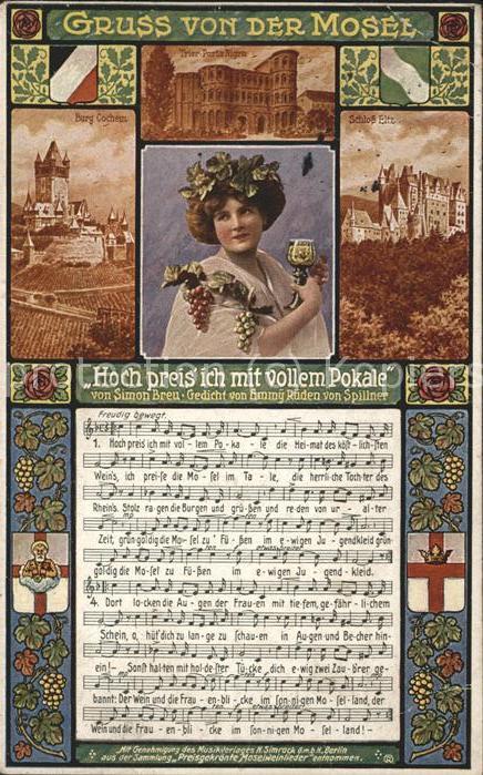 Cochem Weinkönigin Burgen Ansichten Mosel