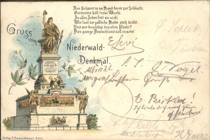 Lorch Rheingau Niederwald-Denkmal