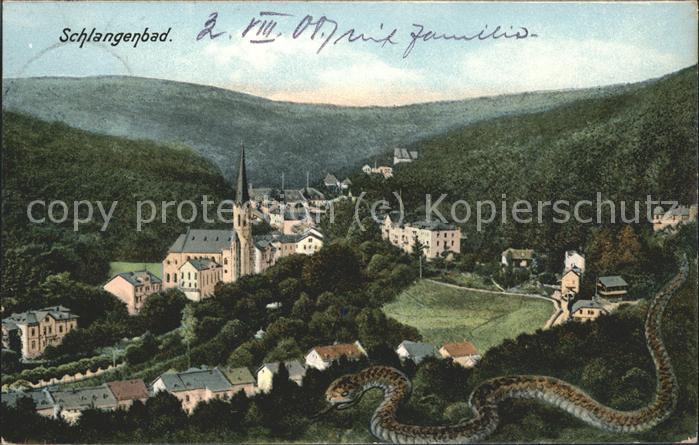 Schlangenbad Taunus Panorama Schlange