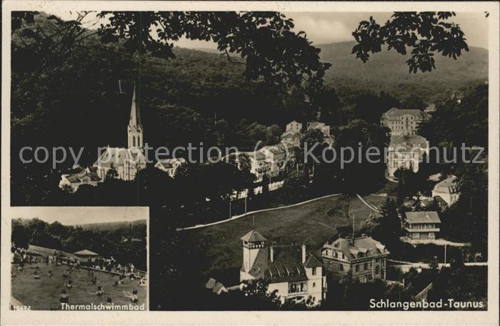 Schlangenbad Taunus Panorama Thermalbad