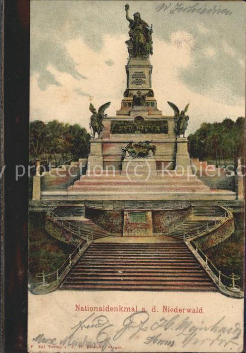 Niederwalddenkmal Nationaldenkmal Reliefkarte