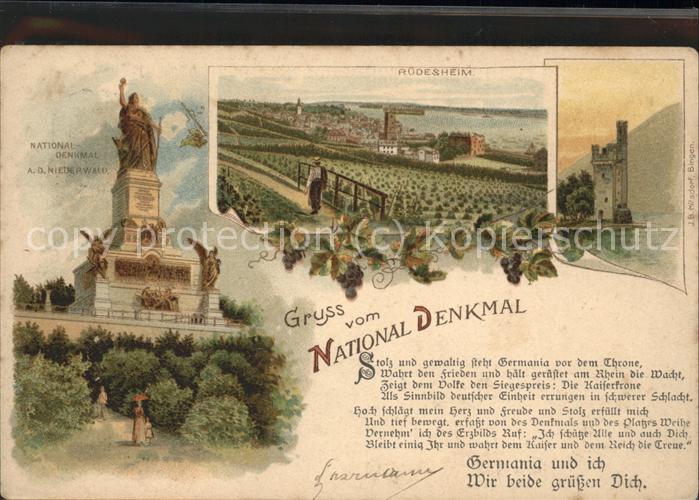 Niederwalddenkmal Nationaldenkmal Rüdesheim