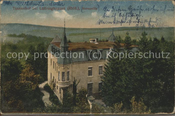 Luettringhausen Tannenhof Herrenvilla