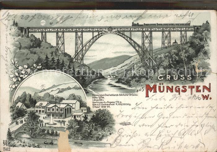 Muengsten Kaiser Wilhelm-Brücke