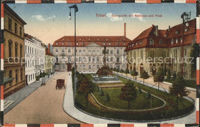 Trier Kormarkt Rathaus Post