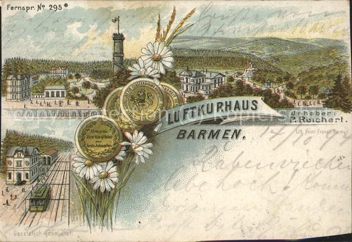 Barmen Wuppertal Luftkurhaus STrassenbahn