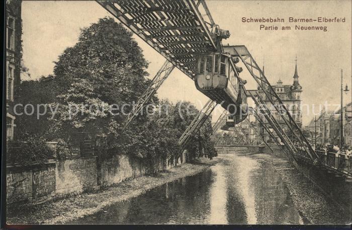 Barmen Wuppertal Schwebebahn Neuenweg