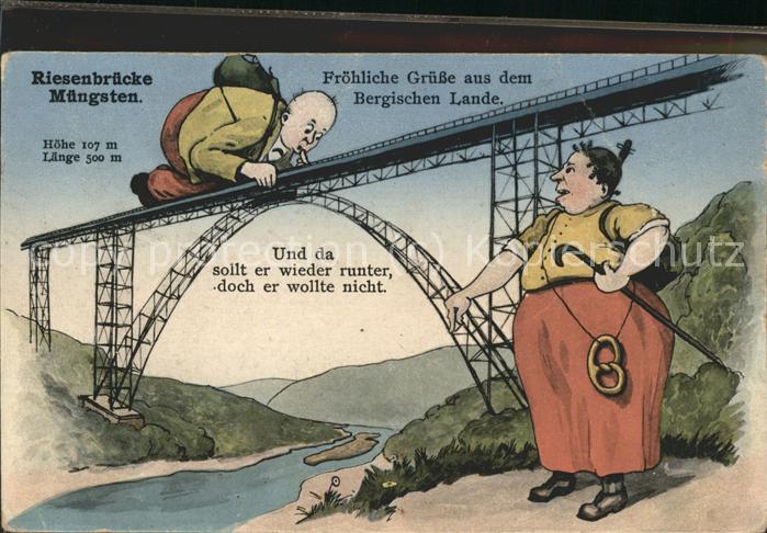 Muengsten Kaiser Wilhelm-Brücke Komik