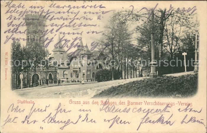 Barmen Wuppertal Stadthalle Anlagen