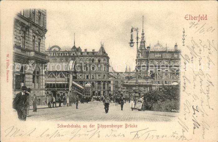Elberfeld Wuppertal Schwebebahn Döppelsberger Brücke