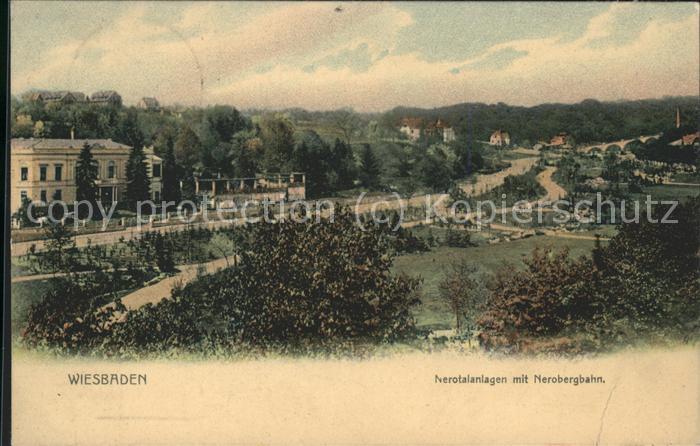 Wiesbaden Nerotalanlagen Nerobergbahn