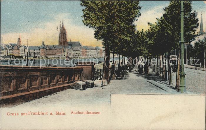 Frankfurt Main Sachsenhausen Mainpromenade