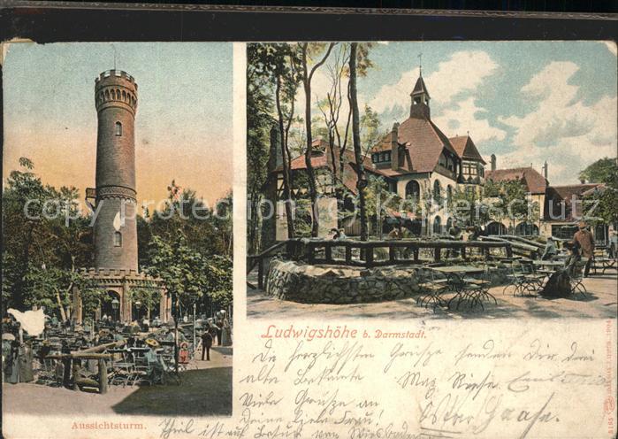 Ludwigshoehe Darmstadt Aussichtsturm