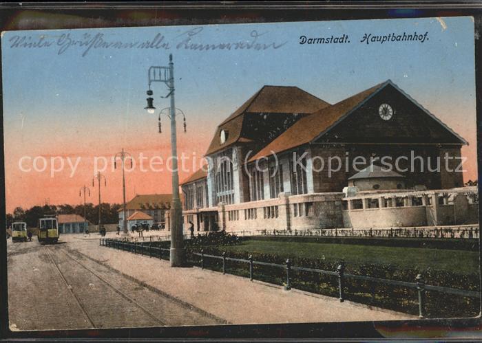 Darmstadt Hauptbahnhof Strassenbahn