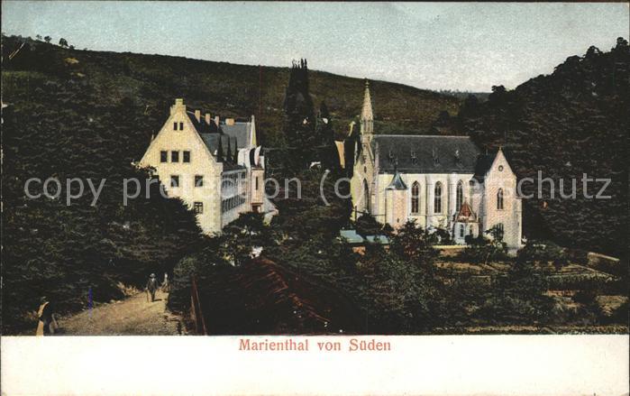 Geisenheim Marienthal Prägedruck Reliefkarte