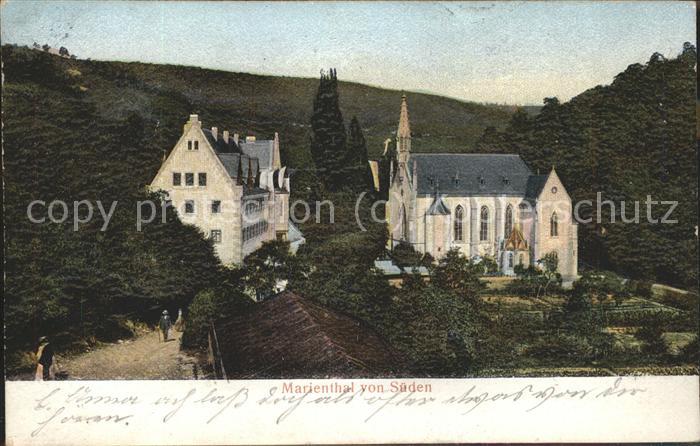 Johannisberg Rheingau Marienthal Prägedruck Reliefkarte