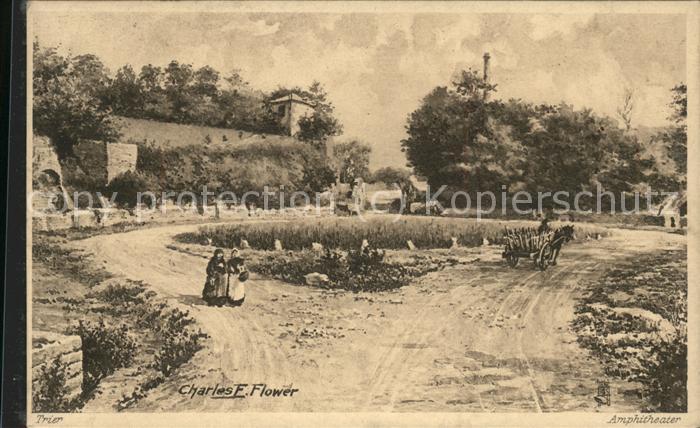 Trier Amphitheater Künstlerkarte