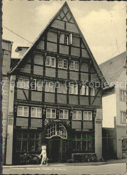 OSNABRueCK  CITY Bierstrasse Gasthaus Wallhalla