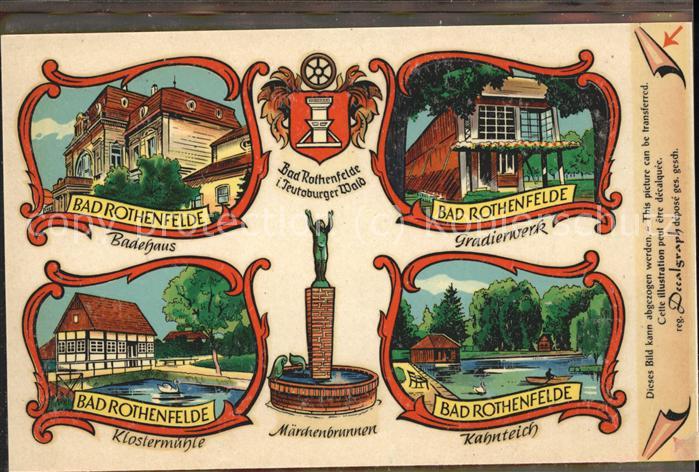 Bad Rothenfelde Gradierwerk u.Klostermühle