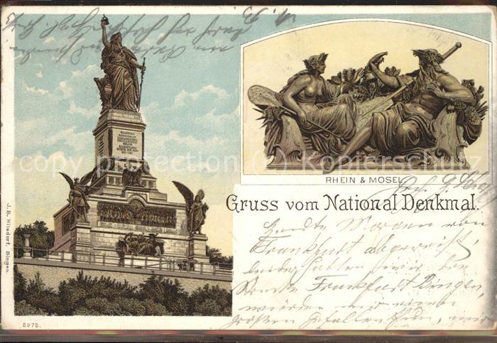 Ruedesheim Rhein National-Denkmal auf dem Niederwald