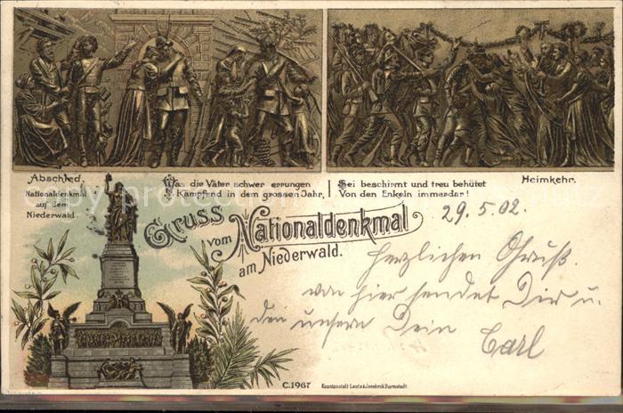 Ruedesheim Rhein National-Denkmal