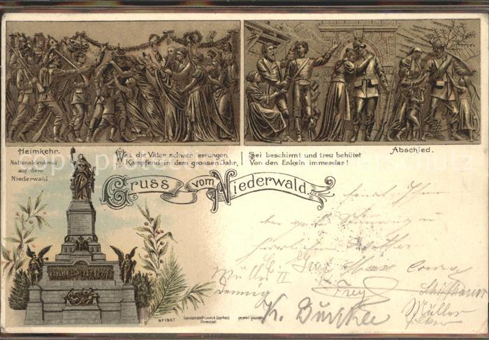 Ruedesheim Rhein National-Denkmal