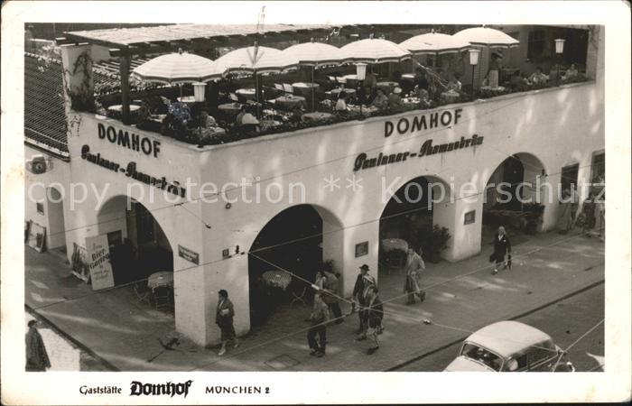 Muenchen Bayern Restaurant Domhof Rudolf Mrkva