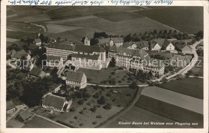Waldsee Bad Fliegeraufnahme Kloster Reute