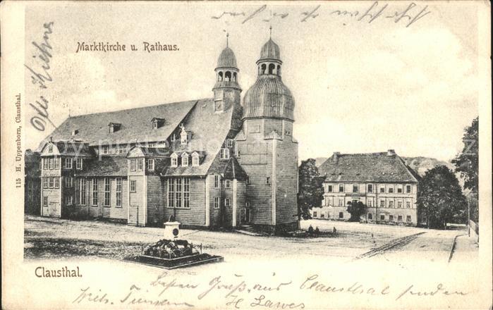 Clausthal-Zellerfeld Marktkirche Rathaus