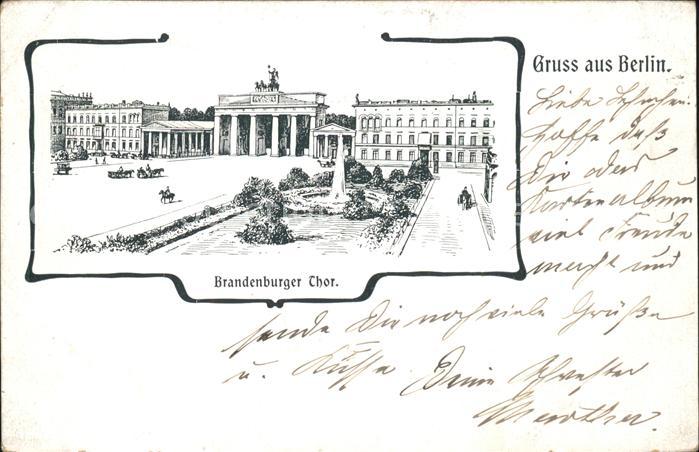 Berlin Brandenburger Tor Zeichnung