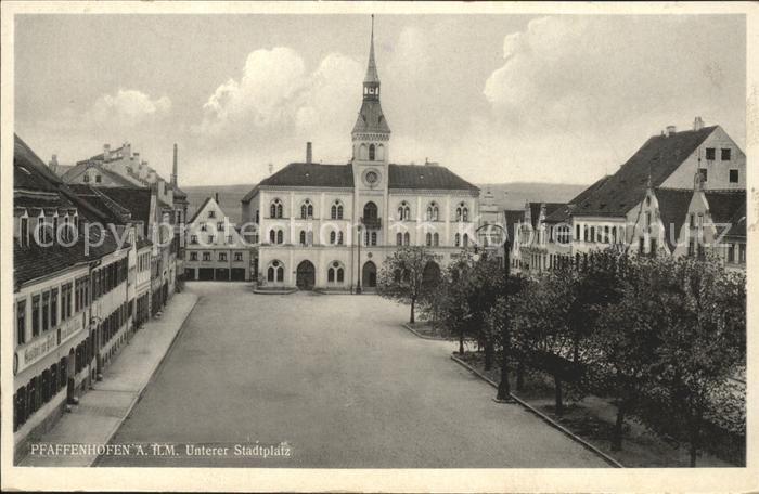 Pfaffenhofen Ilm Unterer Stadtplatz