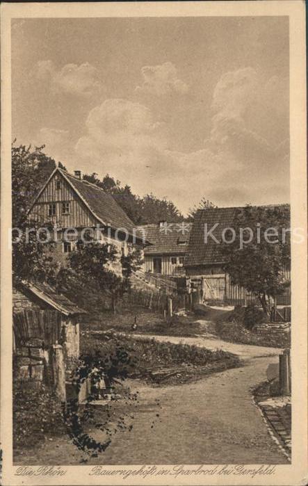 Gersfeld Rhoen Bauerngehöft in Sparbrode