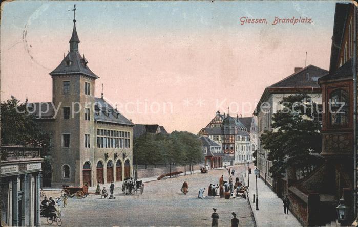 Giessen Lahn Brandplatz Hauptbahnhofswirtschaft Erns