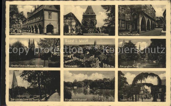 Soest Arnsberg Jacobitor Osthofentor Totalansicht Schi