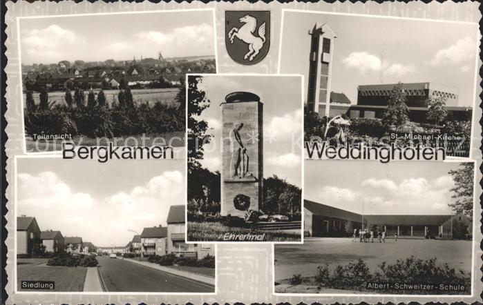 Weddinghofen Ehrenmal St. Michaels-Kirche Albert-Sch