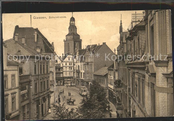 Giessen Lahn Schulstrasse Strassenbahn