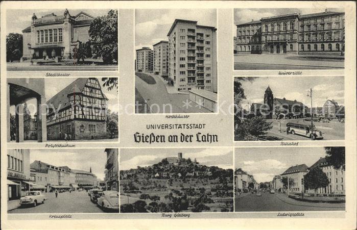 Giessen Lahn Universität Stadttheater Kreuzplatz Lud