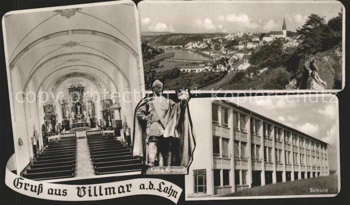 Villmar Kirche Schule Panorama König Konrad