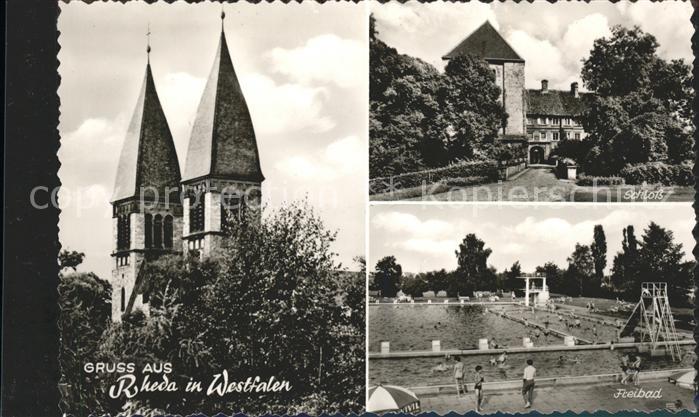 Rheda-Wiedenbrueck Kirche Freibad Schloss