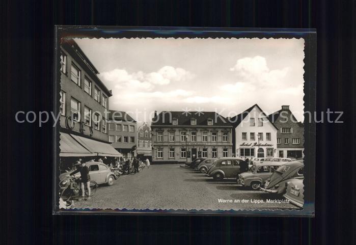 Werne Unna Marktplatz Autos
