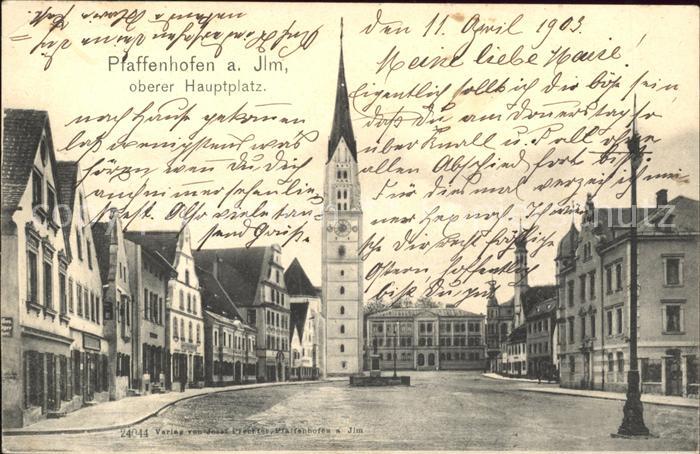 Pfaffenhofen Ilm Oberer Hauptplatz