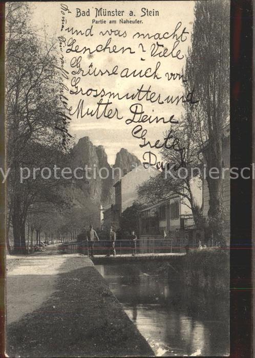 Bad Muenster Stein Ebernburg Partie am Naheufer