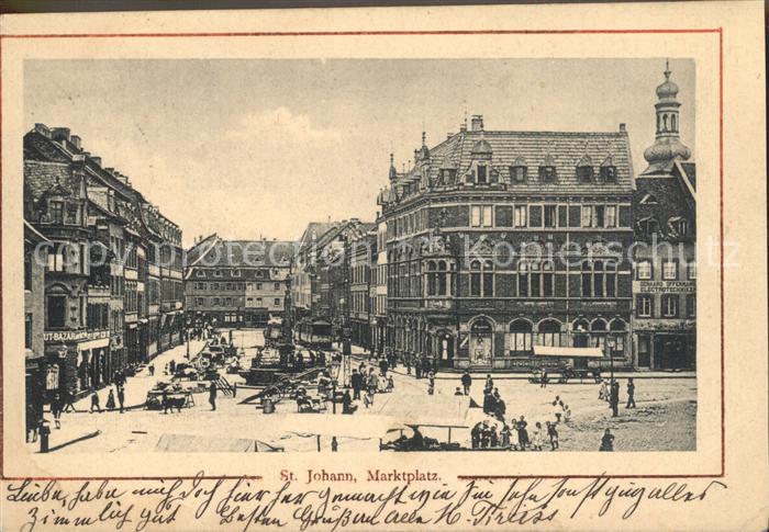 St Johann Saarbruecken Marktplatz Deutsche Reichspost