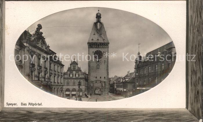 Speyer Rhein Altpoertel Stadttor Bilderrahmen
