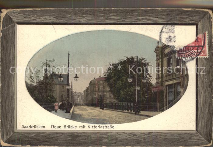 SAARBRueCKEN Saarland Neue Bruecke Victoriastrasse Bilderrahmen