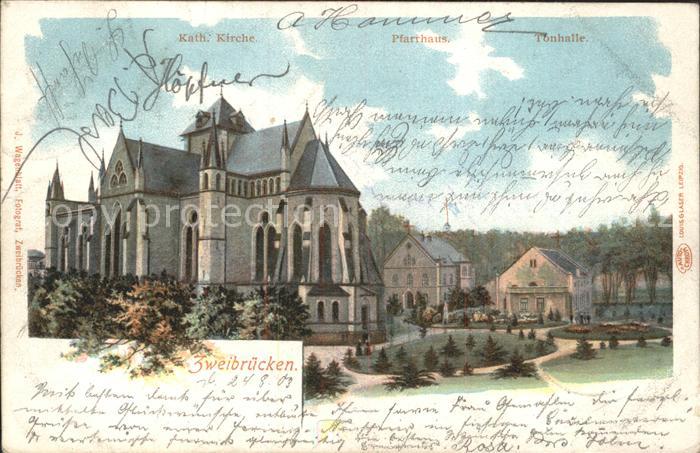 Zweibruecken Katholische Kirche Pfarrhaus Tonhalle