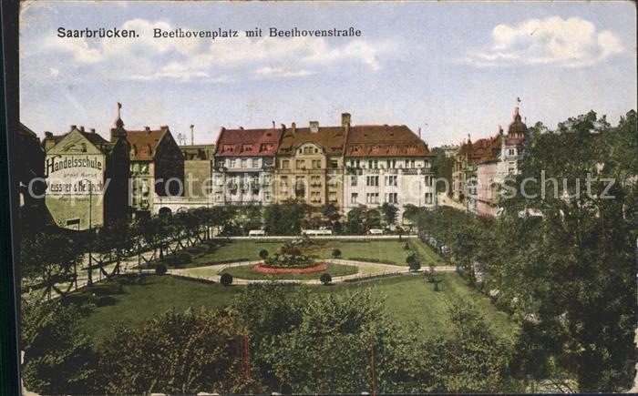 SAARBRueCKEN Saarland Beethovenplatz mit Beethovenstrasse